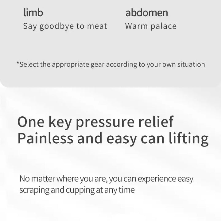 Massaggiatore elettrico portatile a coppettazione con luce rossa (2 coppette)